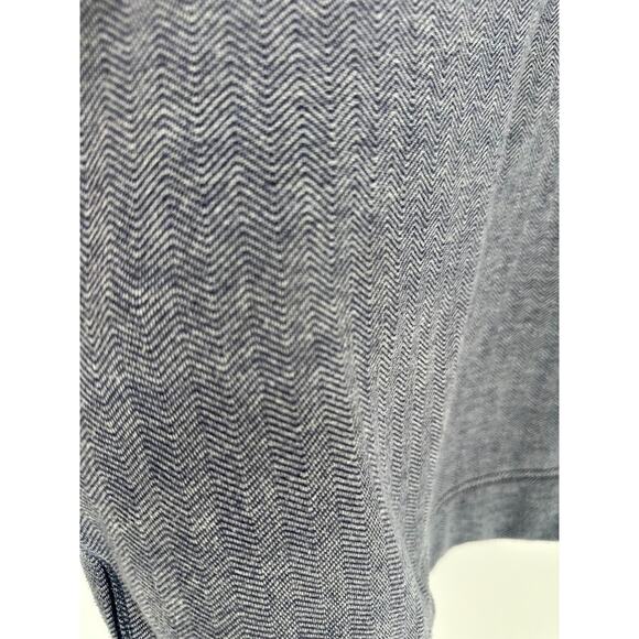 Vineyard Vines Dress XL Blue Varsity Sweatshirt Mini Preppy Coastal Pockets - Picture 4 of 11